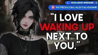 [F4M] Waking up next to your grumpy goth girlfriend [cuddles] [cozy morning] | ASMR RP