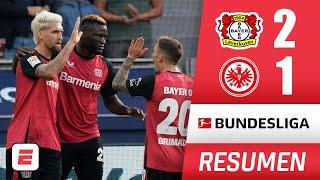 Bayer Leverkusen le ganó 2-1 al Eintracht Frankfurt gracias a Boniface en un partidazo | Bundesliga