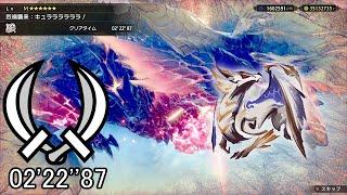 【MHRS PC】烈禍襲来：キュララララララ！ 原初を刻むメル・ゼナ 双剣 ソロ 02'22''87/Hazard: Primordial Pest Dual Blades Solo