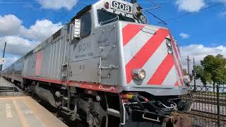 Caltrain 908 F40PH-2CAT leading Special 628 Train at Santa Clara Station #caltrain