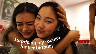 surprising my roommate with a birthday party 