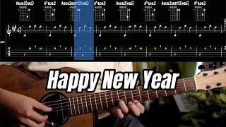 Happy New Year (ABBA) Fingerstyle Tab / Level:  