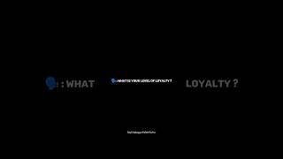 ️ : What is your level of loyalty ? #shorts #loyalty #relatable #shortsfeed #trending #swan #fyp