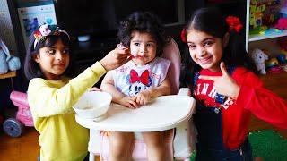 Katy Cutie and Ashu wants to be Best Sister for Anshini | Both Learn to be Good Sisters