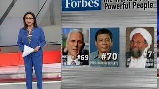 Forbes counts Duterte among World's Most Powerful | 24 Oras