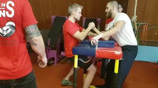 Armwrestling BADEN BISONS - Training Vorbereitung Deutsche Meisterschaft 2020