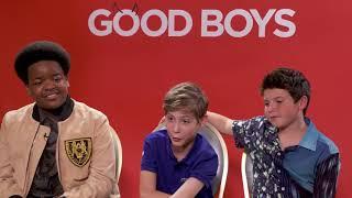 Jacob Tremblay, Keith Williams & Brady Noon Interview: Good Boys