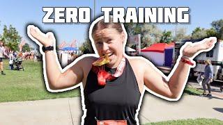 I ran a marathon with zero training…