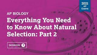 2021 Live Review 7 | AP Biology | Everything You Need to Know About Natural Selection: Part 2