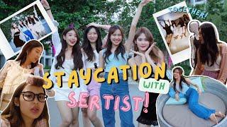 ️Staycation 1 Day with SERTIST️ / ใช้เวลาพักผ่อนด้วยกัน 1 วัน‍️ / กินหมูกระทะ again | SERTIST