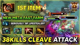 EPIC 38KILLS CLEAVE ATTACK CARRY Lifestealer 1st ITEM BF Fast Farm Like A Machine 7.37d Dota 2