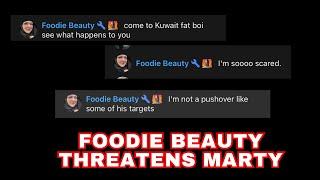 Foodie Beauty pops off in Salah's chat. Threatens Marty further | Gorl please