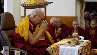 Dalai Lama Presides Over the Gaden Ngachöd Prayer Ceremony in Dharamshala