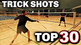 TOP 30 BADMINTON TRICK SHOTS - 2023 Edition