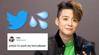 Amber Liu Reads Thirst Tweets