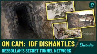 IDF Destroys Hezbollah's Secret Tunnel Hub: Footage Reveals Weapons Cache in Civilian Heartland