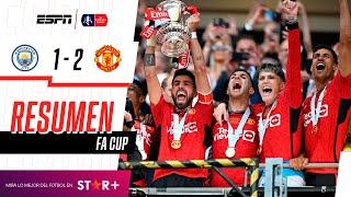 ¡GARNACHO FUE FIGURA Y LOS DIABLOS ROJOS SON CAMPEONES EN WEMBLEY! | M. City 1-2 M. United | RESUMEN