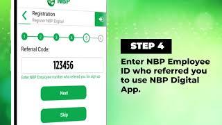 How to register/sign up on NBP Digital App?