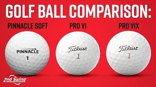 TITLEIST PRO V1 & PRO V1x VS PINNACLE SOFT | Golf Ball Comparison