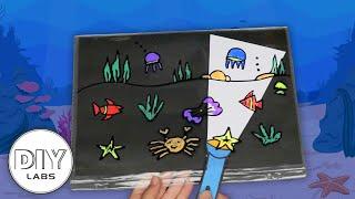 UNDER THE SEA MAGIC FLASHLIGHT | Paper Craft | Fast-n-Easy | DIY Labs