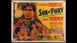 Tyrone Power, Gene Tierney & George Sanders in "Son of Fury" (1942) w/Roddy McDowall, John Carradine