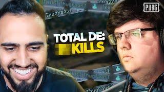 THUGFAAST E TECNOSH FAZEM UM QUANTIDADE DE KILLS ÉPICA EM SANHOK - PUBG