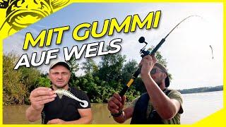 SPINNFISCHEN auf WELS bei HOCHWASSER | Tipps und Tricks | Wallerangeln mit Gummifish am Fluss