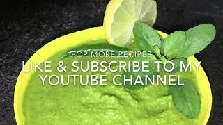Green Chutney | Corriander and Coconut Chutney