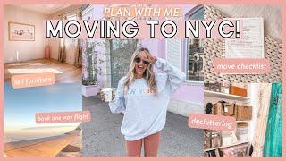 plan with me: MOVING TO NEW YORK CITY! Planning my move from L.A. to NY prepping & organizing vlog!