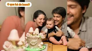 A atriz Natália Dill celebrou os 5 Meses da filha EVA