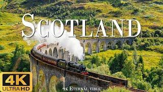 SCOTLAND 4K (60fps) - Scenic Relaxation Film with Relaxing Piano Music - 4K Eternal Vibes