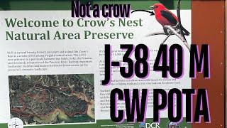 J-38 + IC-705 On The Air: 15 WPM CW POTA Activation of Crows Nest Natural Preserve VA