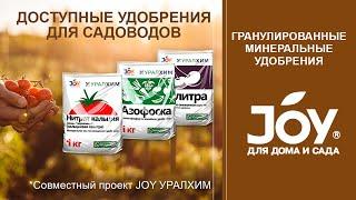 Доступные минеральные удобрения JOY-УРАЛХИМ: селитра, азофоска, нитрат кальция