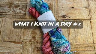 What I Knit in a Day #1 I Yogini with Yarn