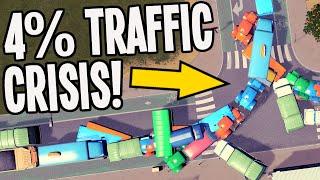 4% Traffic Madness SOLVED in Cities Skylines!