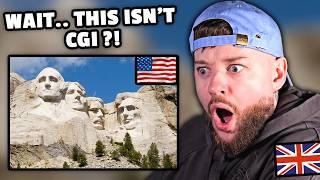 SHOCKED BRIT Reacts to "Top 10 United States Landmarks"