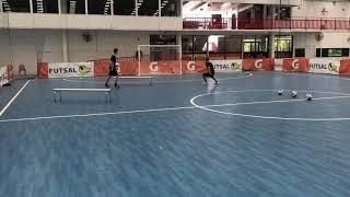 Treino de finalização de futsal - André Caro Futsal
