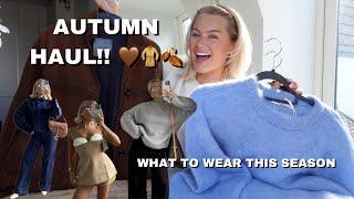 NEW AUTUMN HAUL!! WHAT TO WEAR FOR FALL & OUTFIT INSPO