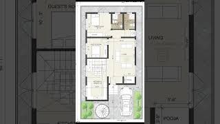 32' x 59' East facing floor plan #floorplan