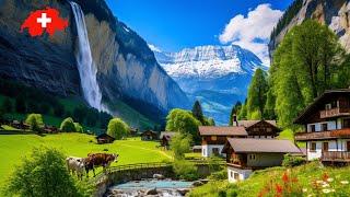 11 Most Beautiful Places to Visit in Switzerland  Switzerland Village Tour: Lauterbrunnen, Mürren