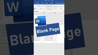 ️ Delete Blank Page in MS Word Like a Pro! ️