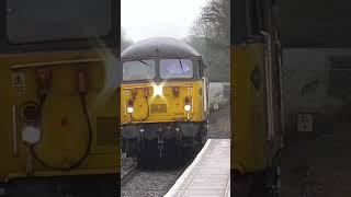 56049 takes Oil Tankers for Storage at Clitheroe! #railway #train #power #shorts #short