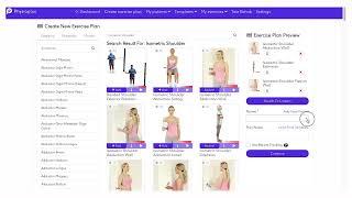 Build and share exercise programmes using Physiopedia Plus