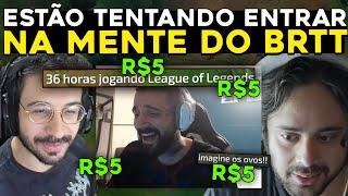 IMPOSSÍVEL TANKAR OS DONATES PRO BRTT, DYNQUEDO COMBO SECRETO - RENECRODILO LEAGUE OF LEGENDS