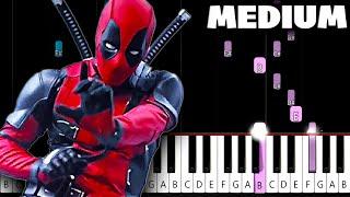 Bye Bye Bye (Deadpool Dance) - Piano Tutorial (MEDIUM)