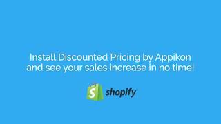 Volume & Discounted Pricing | Increase Shopify Sales | By Appikon