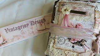 Pink Softcover Journal; Project Share using VintagejoyDesign (SOLD)