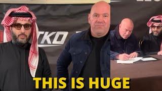 Dana White announces UFC boxing league with Turki Alalshikh