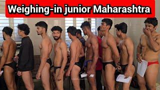 Weighing-in junior Maharashtra Shree 2025 #bodybuilding #competition