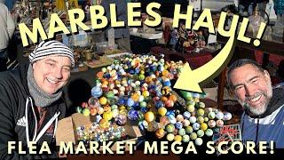 Flea Market MARBLES MEGA HAUL!